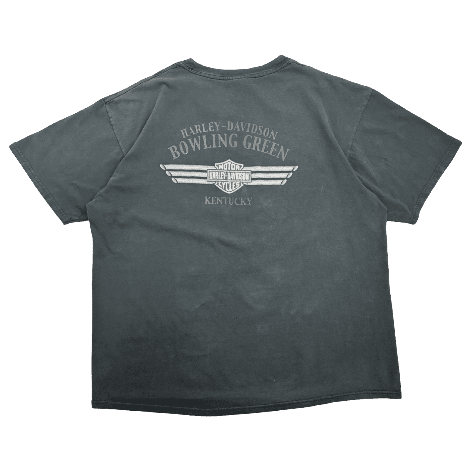 Vintage 2000s Harley Davidson Who Let The Hogs Out Tee Black
