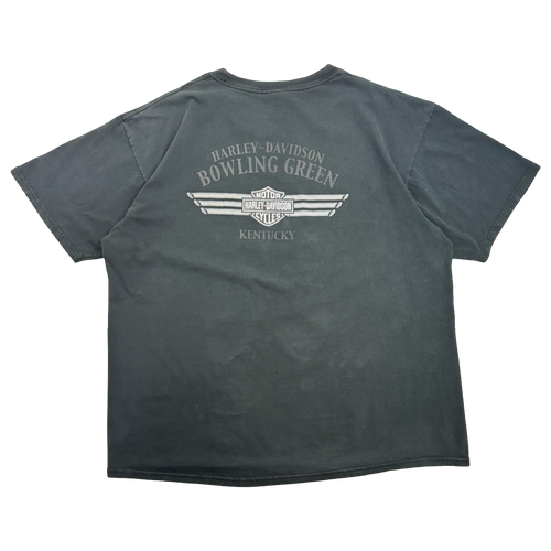 Vintage 2000s Harley Davidson Who Let The Hogs Out Tee Black | Vintage Clothing Store Canada