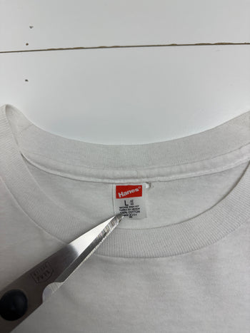 Vintage 90's Knowledge Is Key Promo Tee White