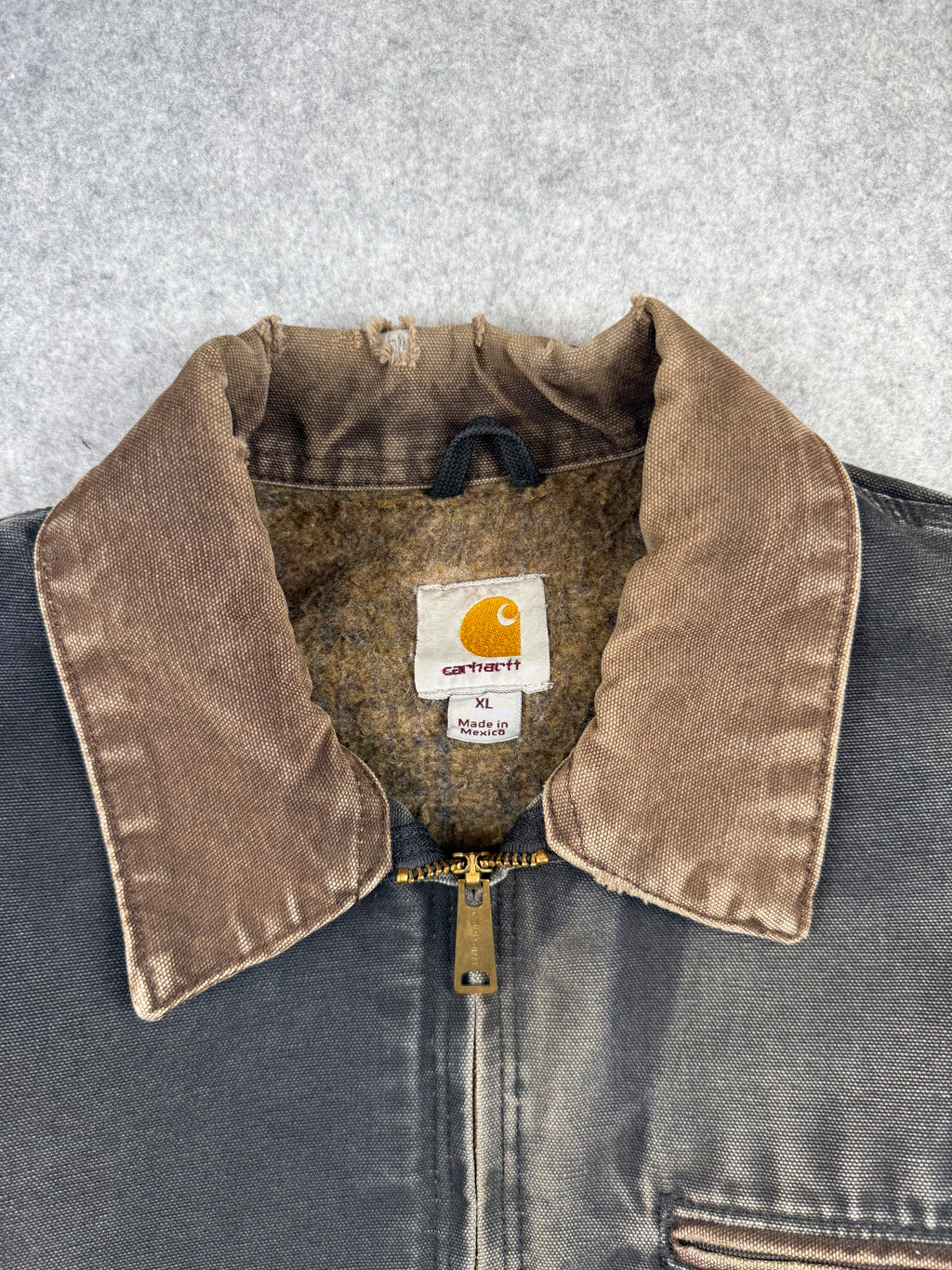 Vintage Carhartt Detroit Jacket Faded Black
