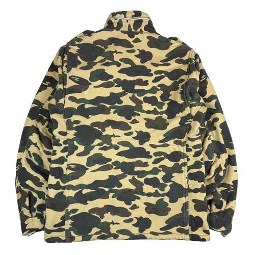 BAPE M65 Camo Jacket Green (USED) | Vintage Clothing Store Canada