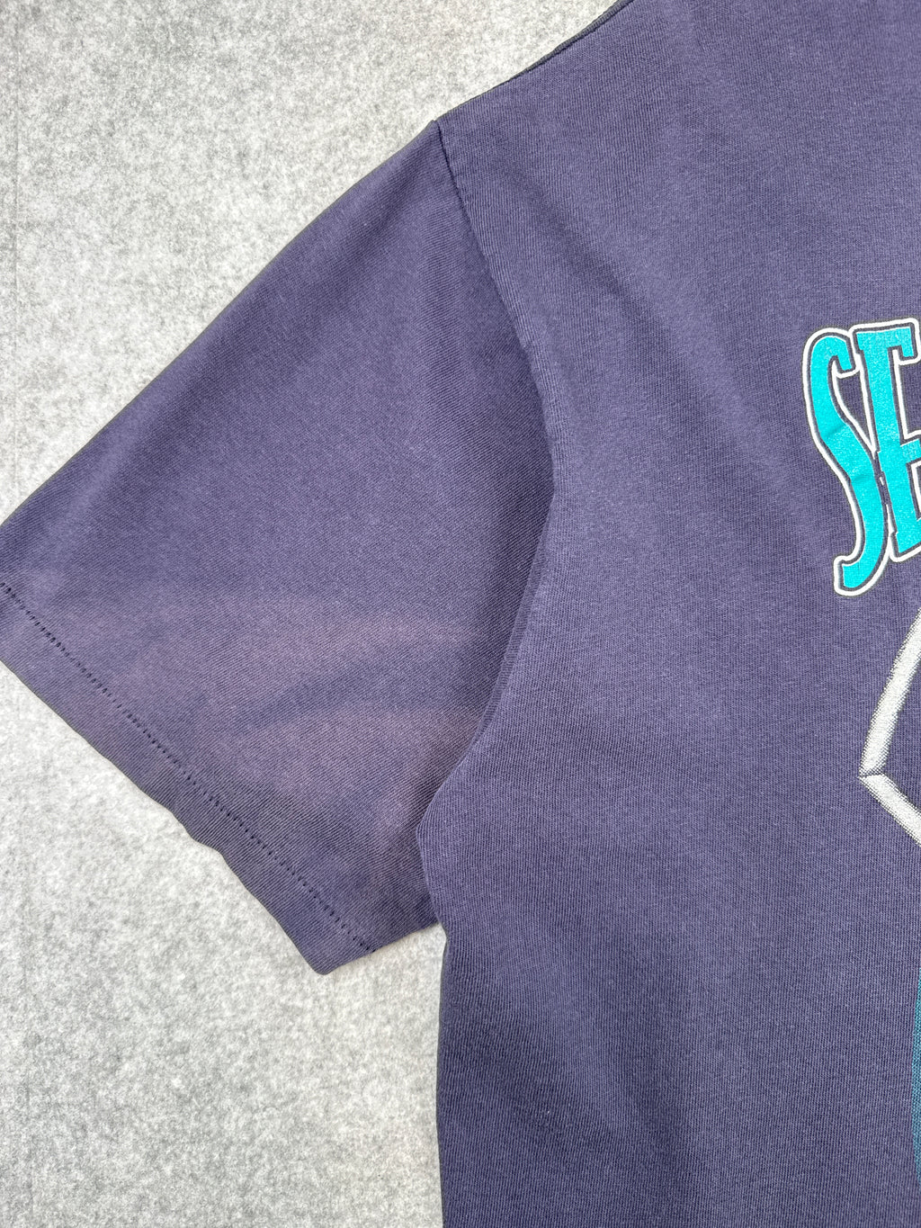 Vintage Seattle Mariners Ken Griffey Jr Tee Navy