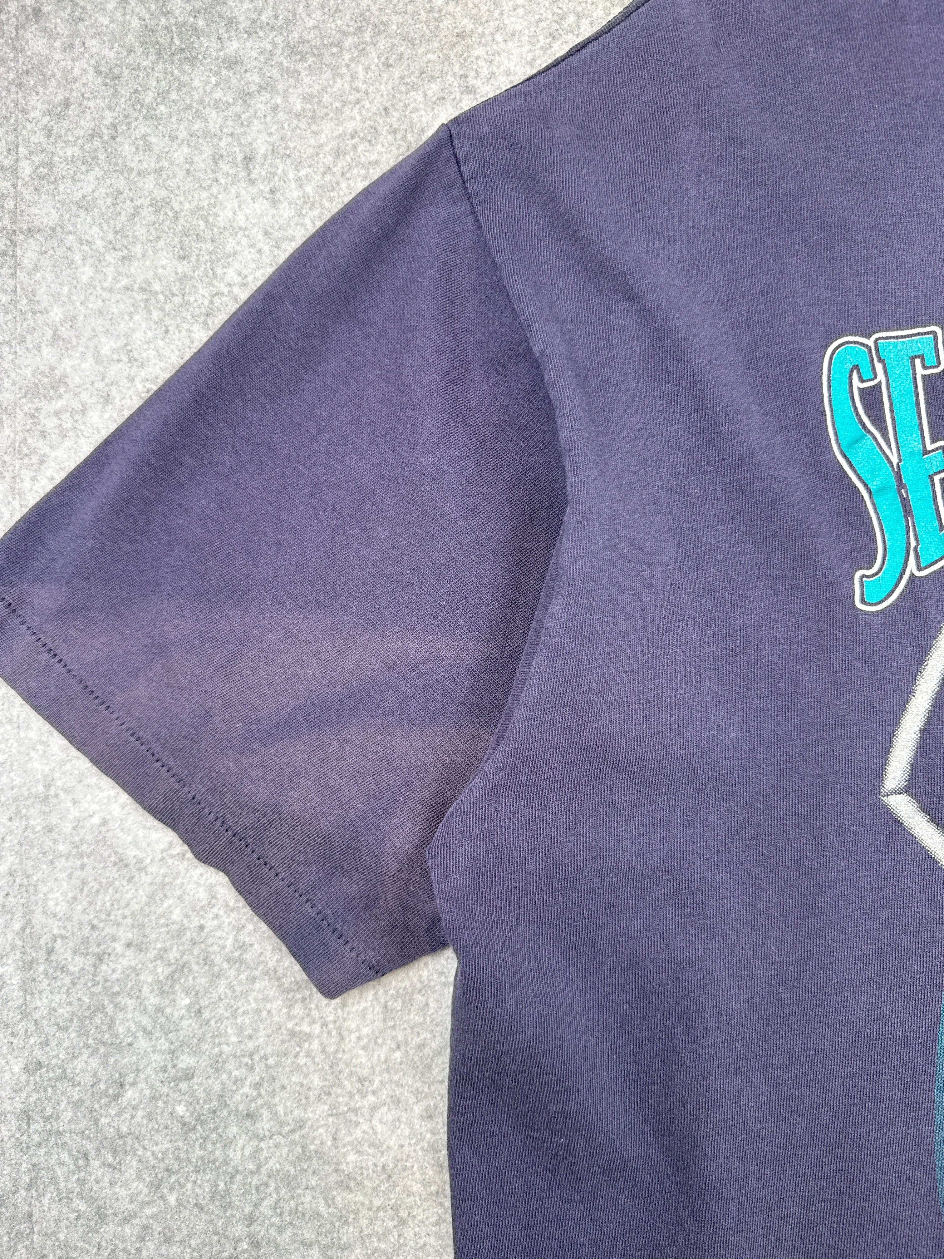 Vintage Seattle Mariners Ken Griffey Jr Tee Navy