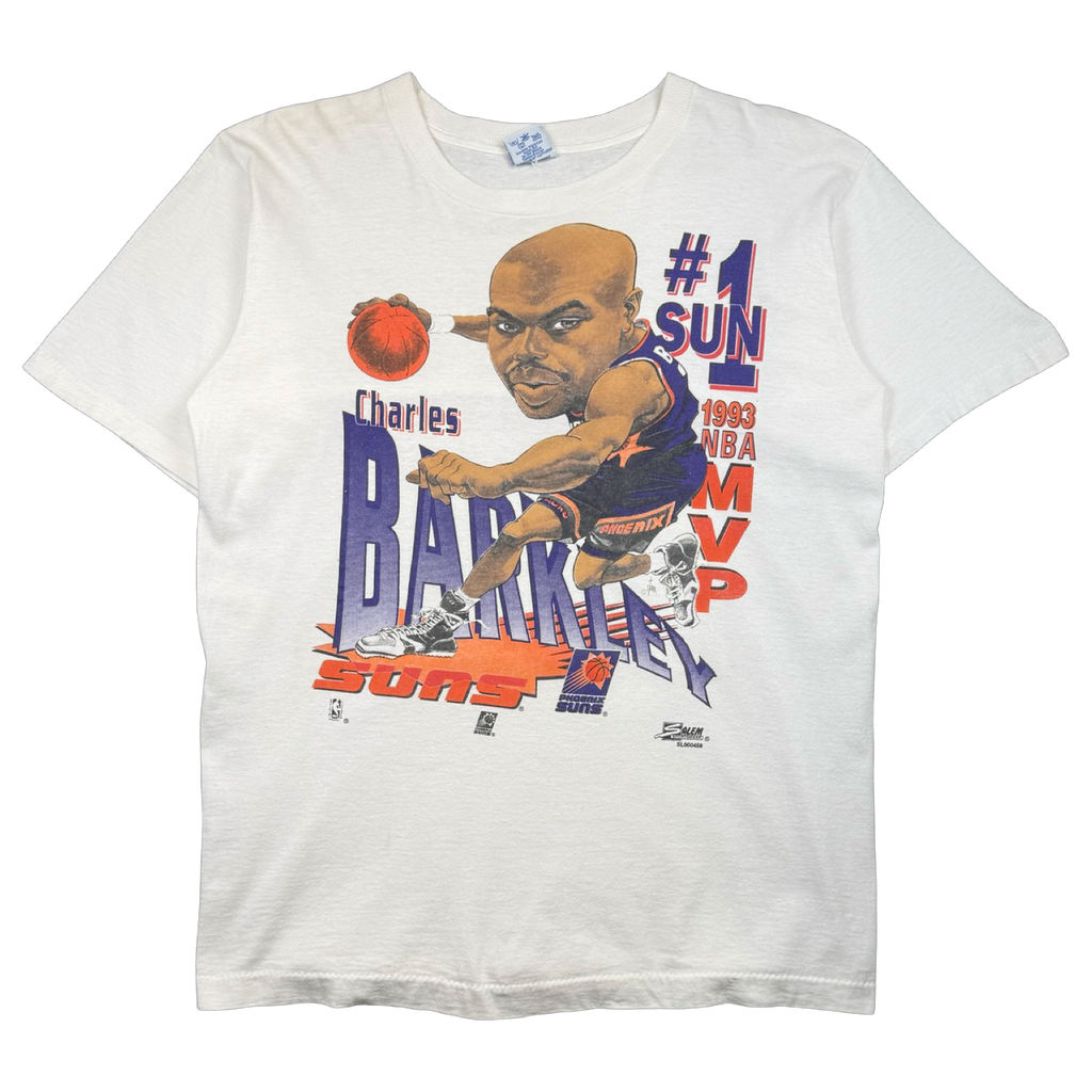 Vintage 90's Charles Barkley MVP Tee White
