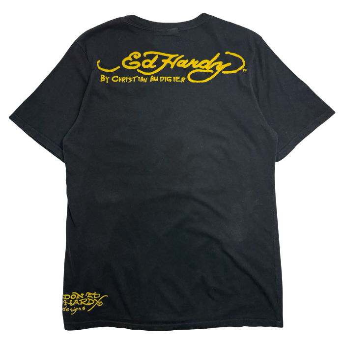 Ed Hardy Christian Audigier Tiger Tee Black | Vitnage Clothing Store Canada