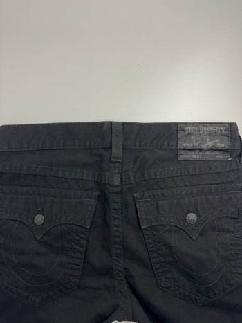 (35) Vintage True Religion Ricky Cut Denim Pants Black