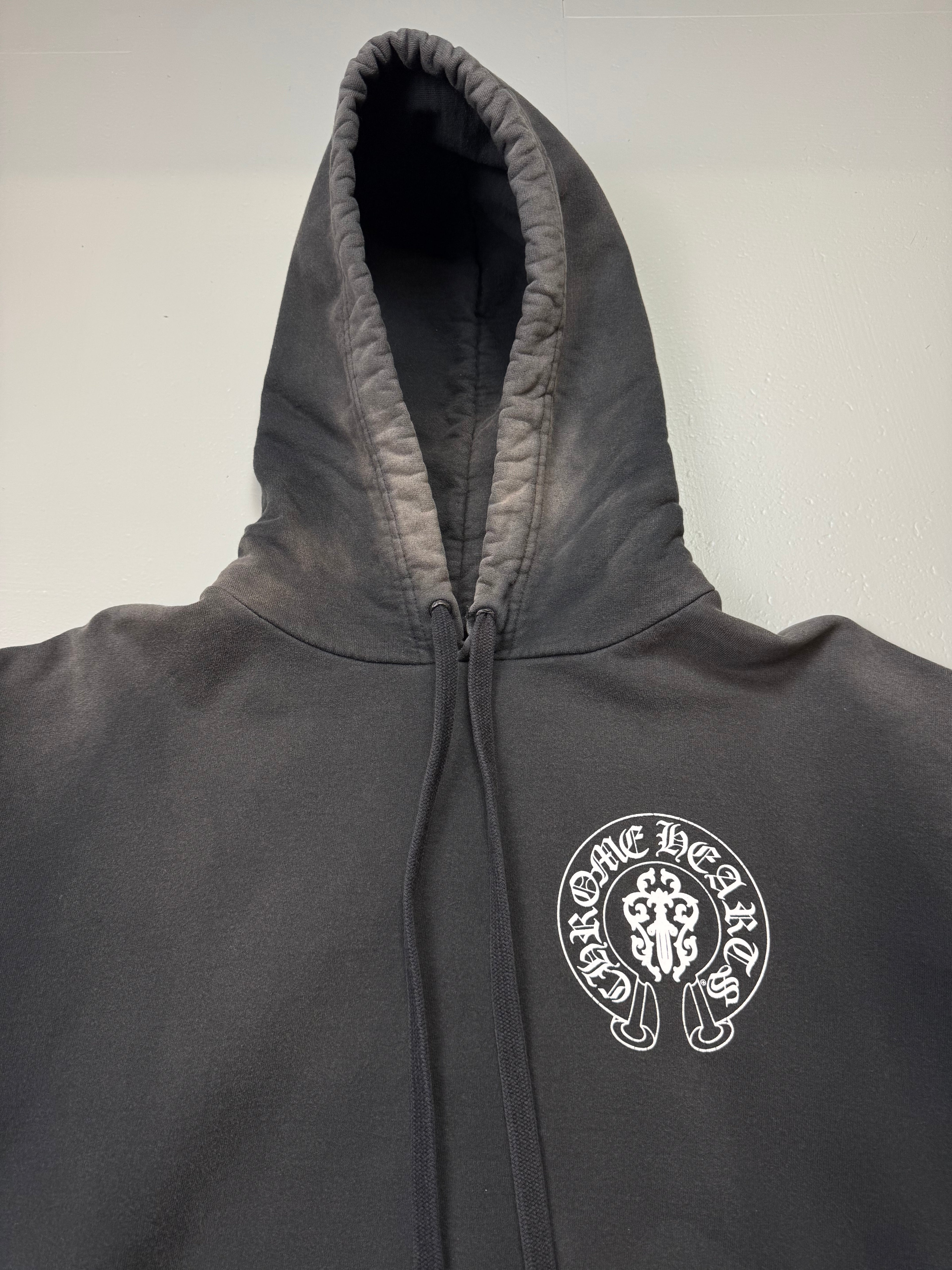 Faded Chrome Hearts USA Flag Hoodie