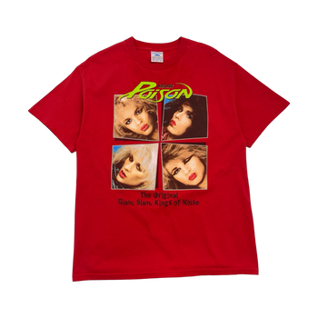1990’s Poison Promo Band Tee Red