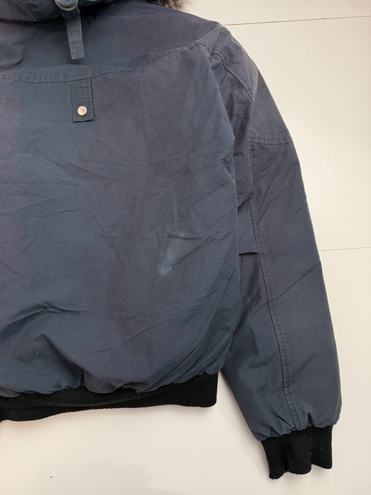Moose Knuckles Ballistic Bomber Jacket Navy (USED) | Vitnage Clothing Store Canada