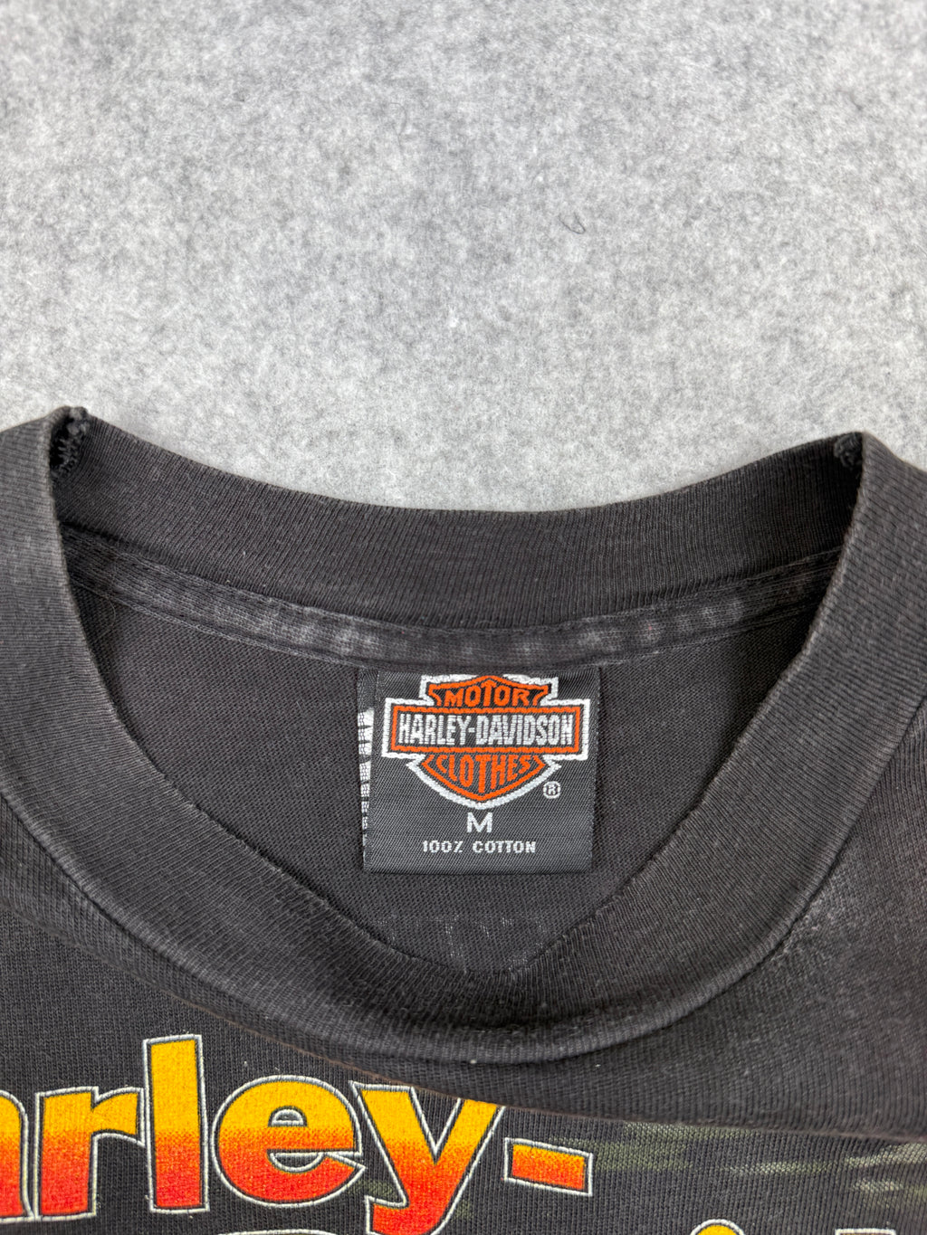 Vintage Harley Davidson Roo Country Tee Black