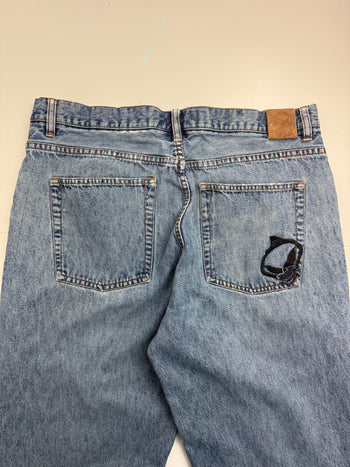 Blind Distressed Paint Splatter Denim Pants