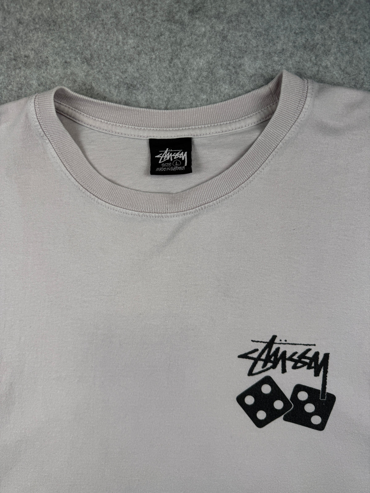 Stussy Dice Pigment Dyed Tee Blush Pink (USED)