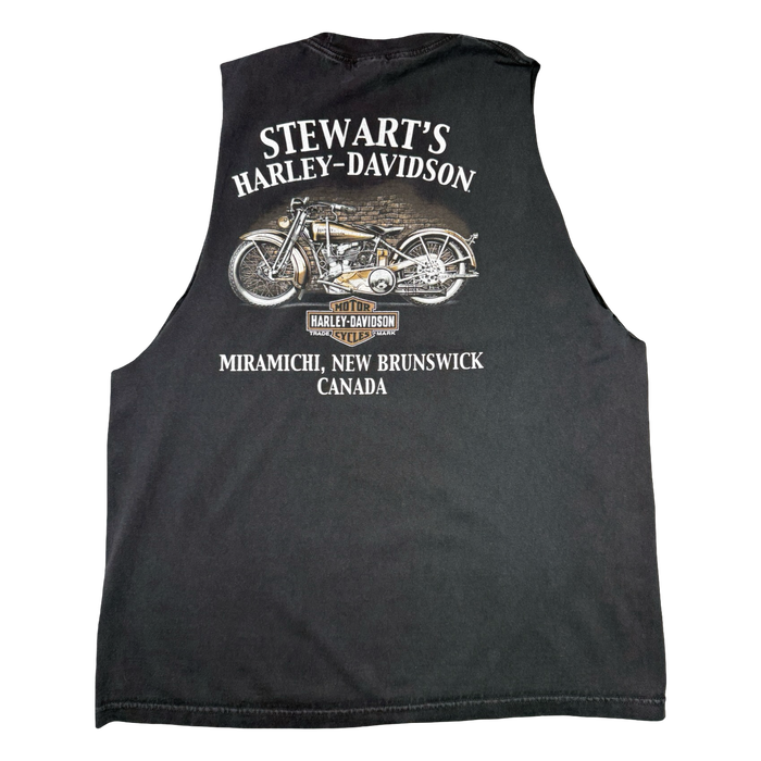 Vintage Harley Davidson Eagle Sleeveless Tee Black | Vitnage Clothing Store Canada