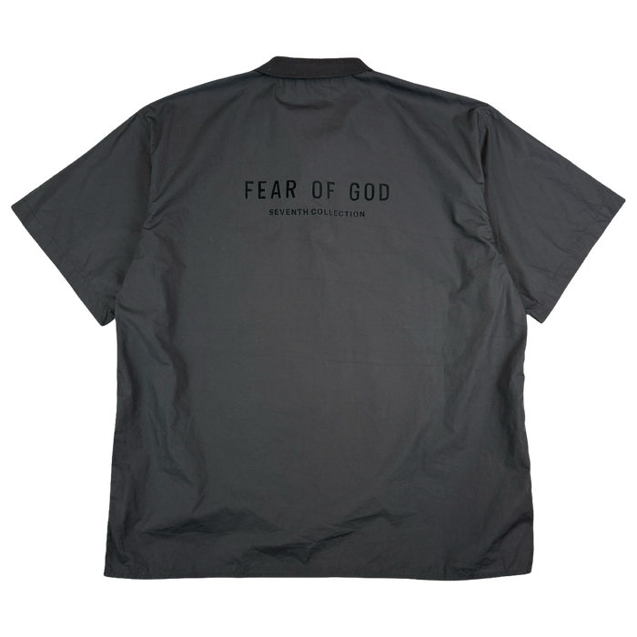 Fear of God 7th Collection Polo Tee Black (USED) | Vitnage Clothing Store Canada