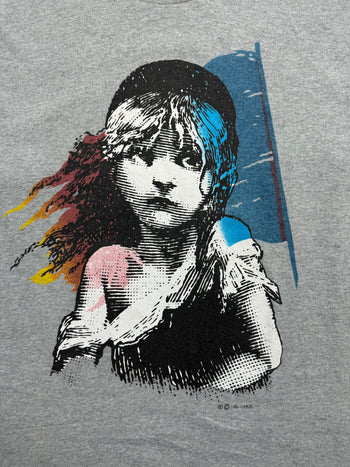 (L) Vintage '86 Les Miserables Tee Grey