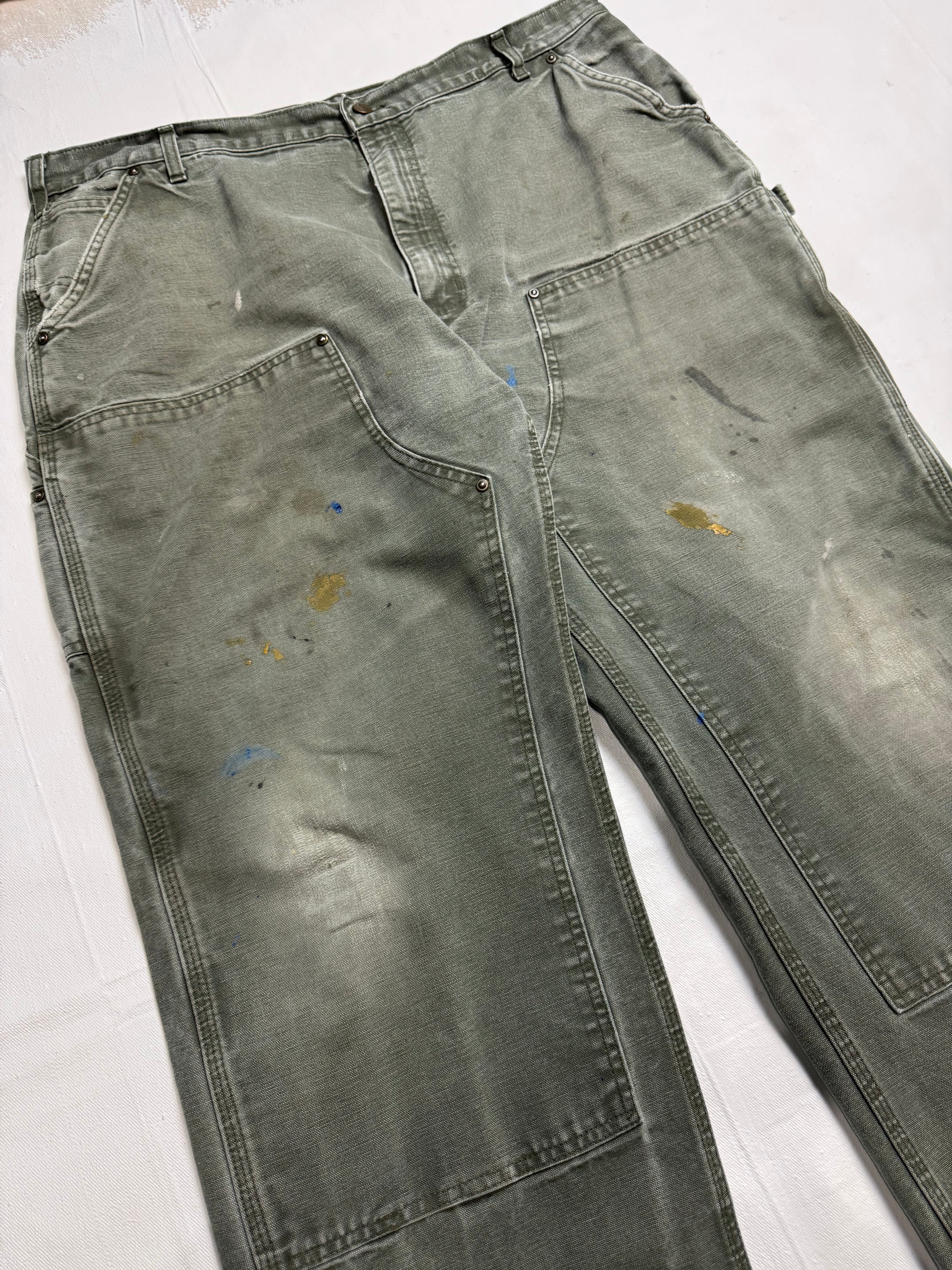 Carhartt Double Knee Carpenter Pants Green