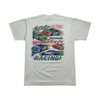 (L) Vintage '93 Dupont Nascar Racing Tee White