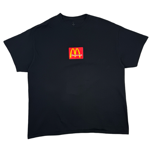 Travis Scott x McDonald's Sesame II Tee Black/Red (USED)