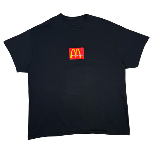 Travis Scott x McDonald's Sesame II Tee Black/Red (USED) | Vintage Clothing Store Canada