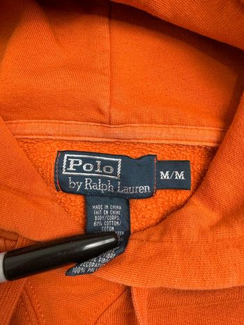 (M) Vintage 2000s Polo Ralph Lauren Hoodie Orange