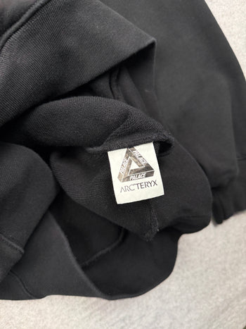 Arc’teryx x Palace Embroidered Logo Hoodie Black/Gold (USED)