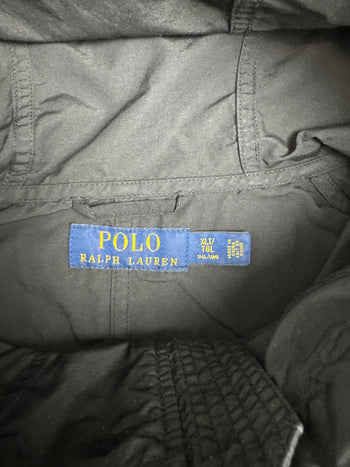 (XL) Vintage Polo Ralph Lauren Zip-Up Jacket Black