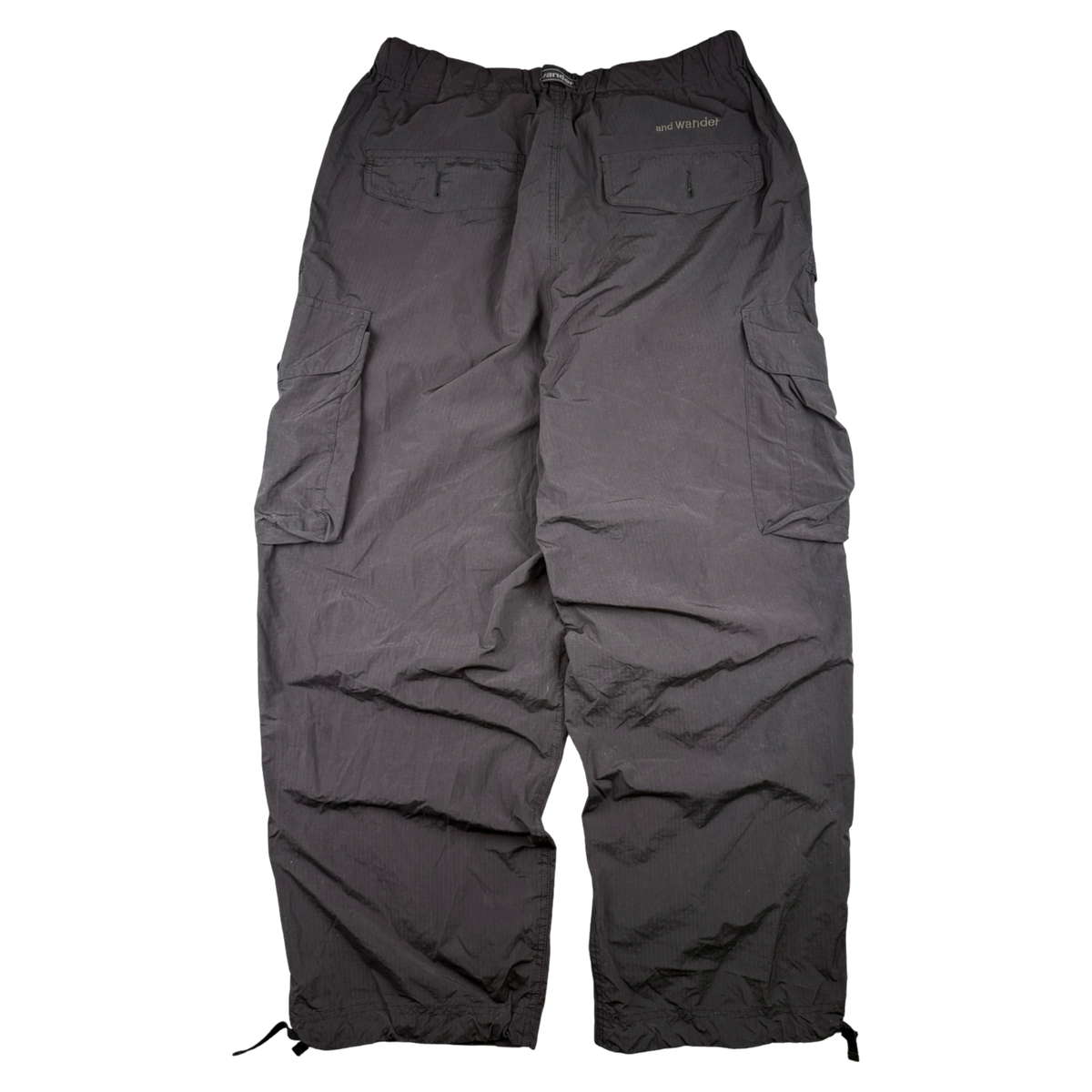 and Wander Oversized Cargo Pants Black (USED)