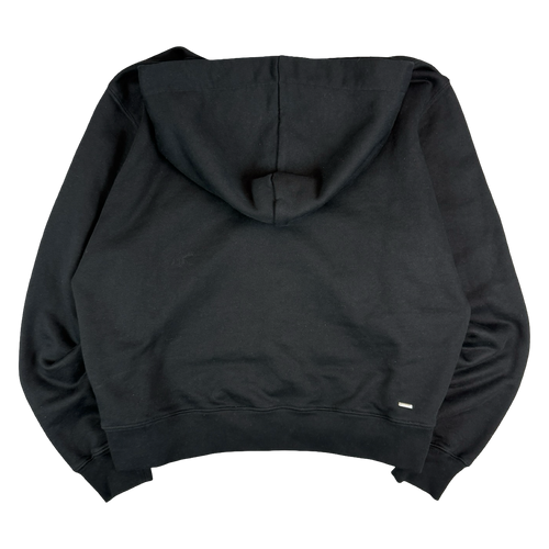Amiri Camo Fill Logo Hoodie Black (USED) | Vintage Clothing Store Canada