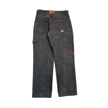 Vintage Y2k Ecko Unltd. Co. Carpenter Pants Faded Black