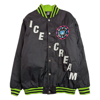 Billionaire Boys Club Ice Cream Varsity Jacket Black