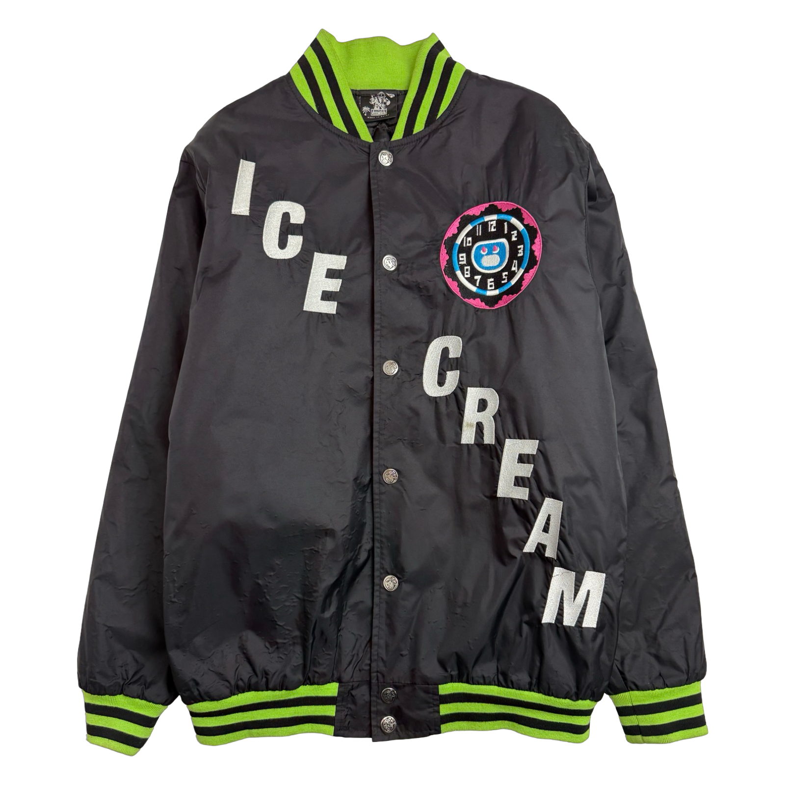 Billionaire Boys Club Ice Cream Varsity Jacket Black