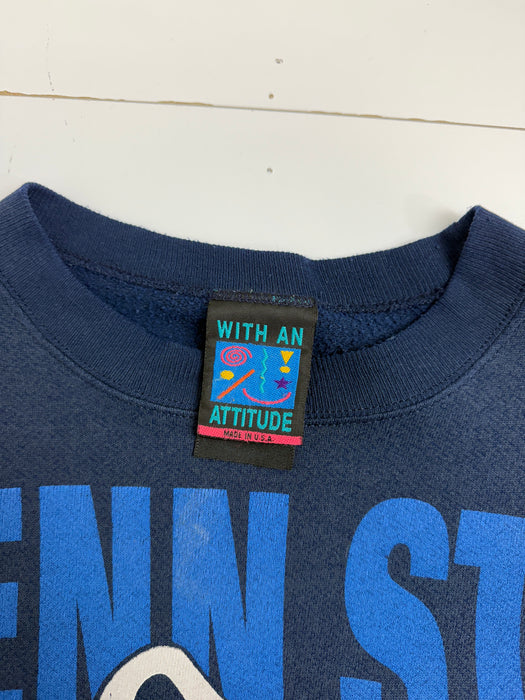 Vintage 1990s Penn State Nittany Lions Sweatshirt Navy | Vitnage Clothing Store Canada