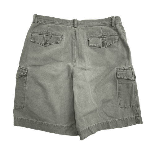 (35) Eddie Bauer Cargo Shorts Faded Green | Vintage Clothing Store Canada