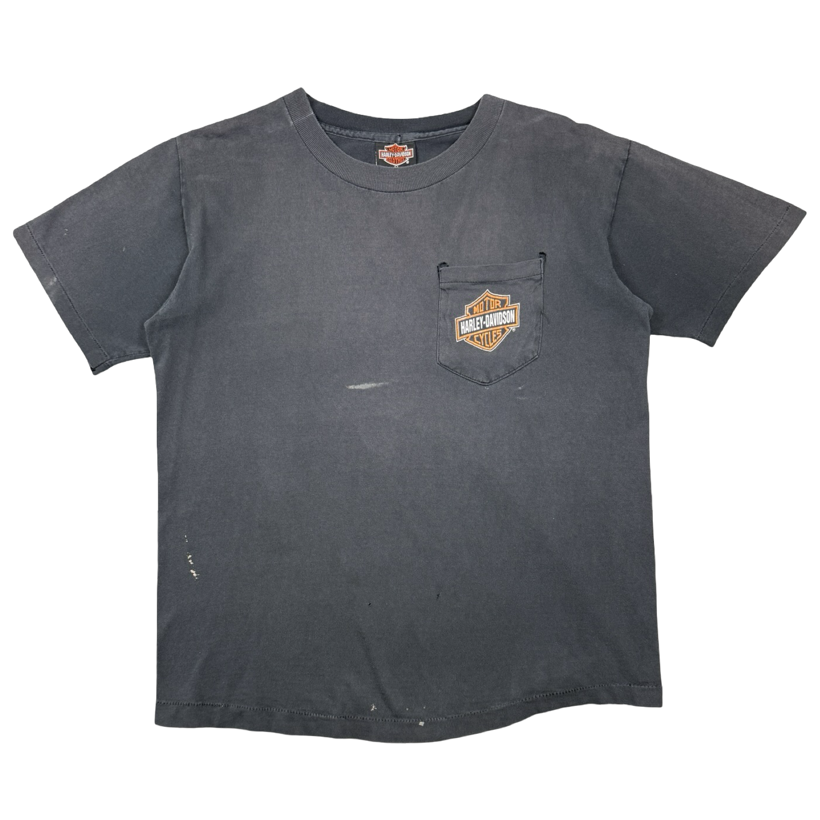 Vintage Harley Davidson Lancaster Spaceship Tee Black