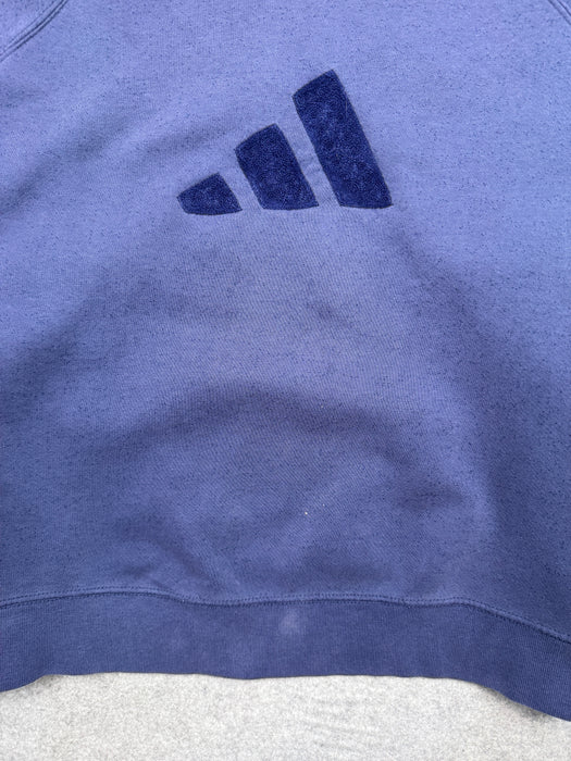Vintage Adidas Crewneck Blue | Vitnage Clothing Store Canada