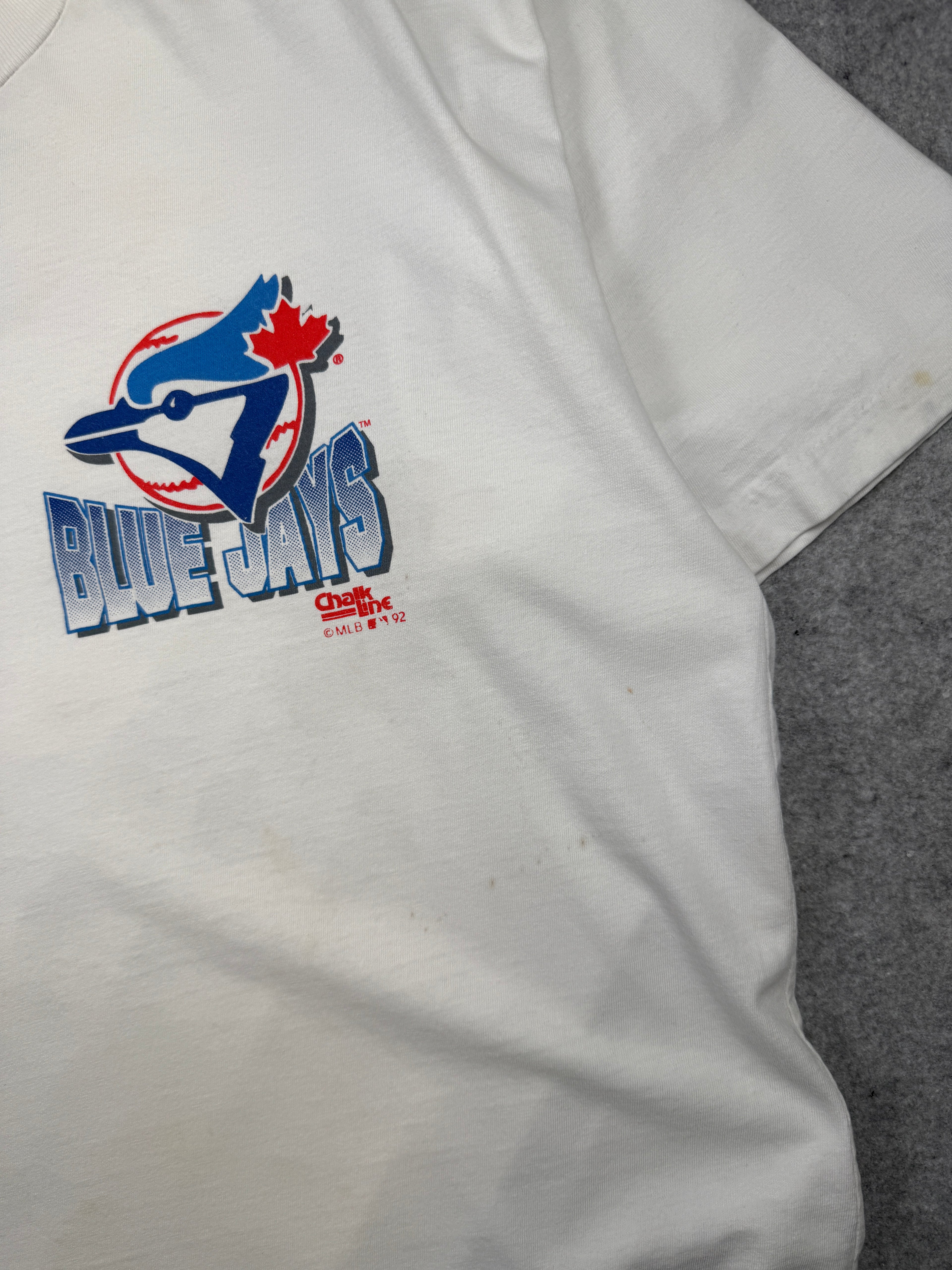 Vintage 1992 Chalkline Toronto Blue Jays Tee White