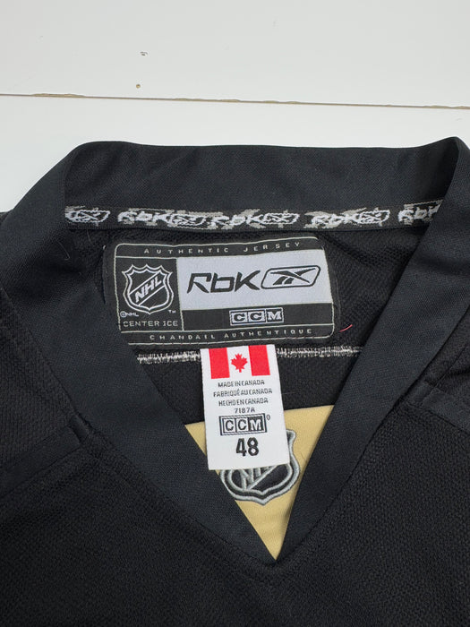 NHL Reebok Pittsburgh Penguins Sidney Crosby Hockey Jersey Black | Vitnage Clothing Store Canada