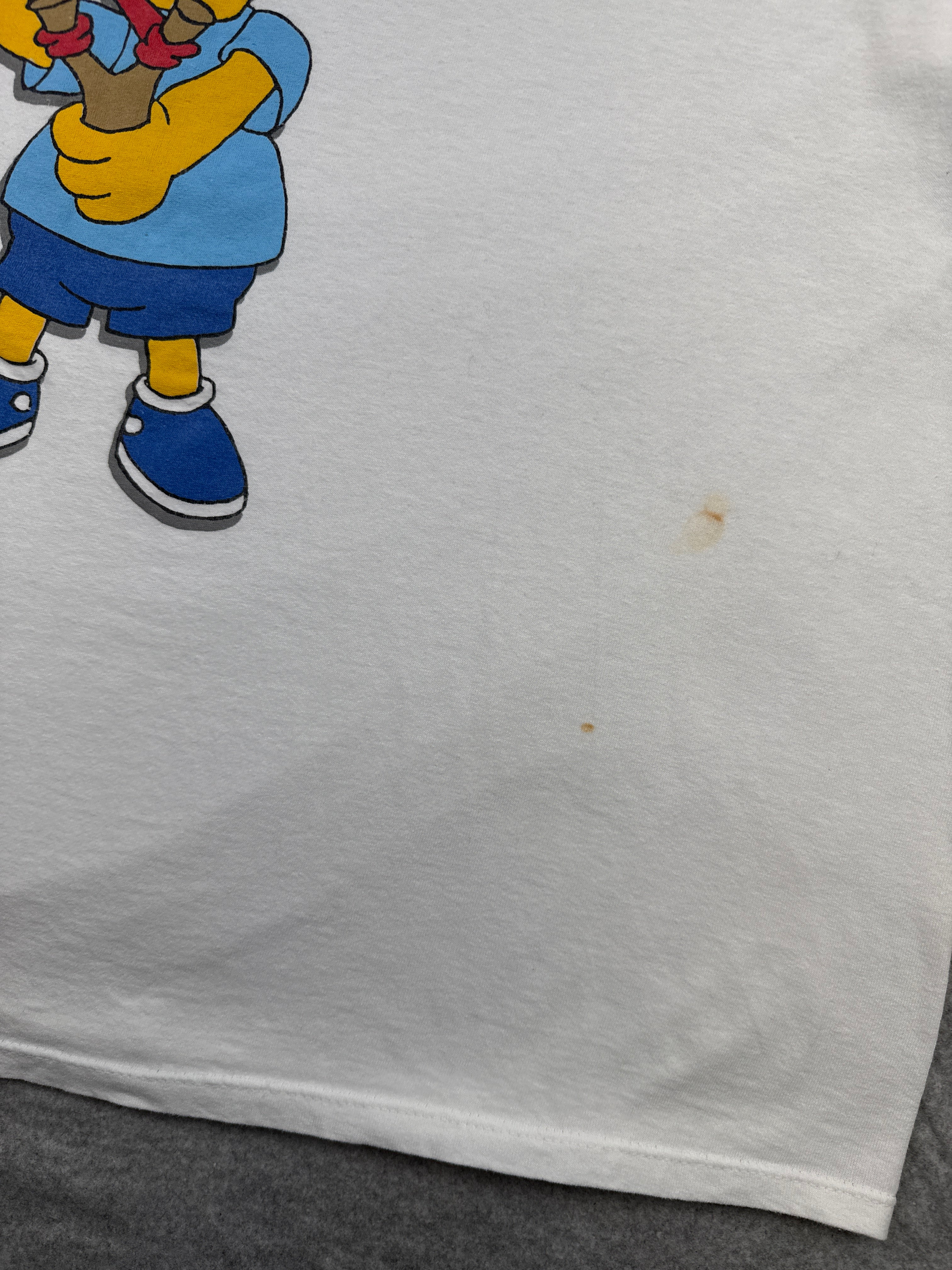 Vintage Simpsons Bart Underachiever Tee White