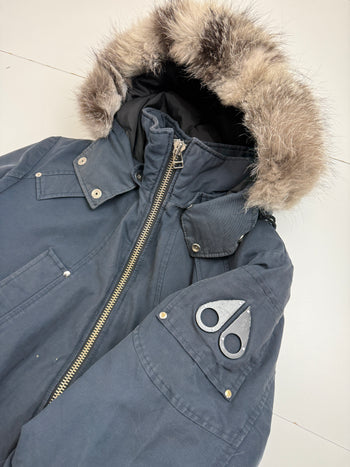 Moose Knuckles Ballistic Bomber Jacket Navy (USED)