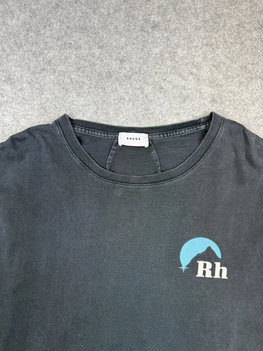 Rhude Moonlight Tee Navy (USED) | Vitnage Clothing Store Canada