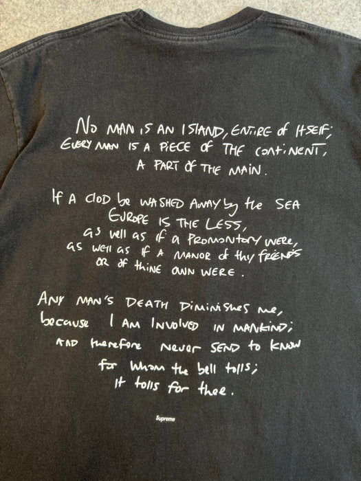 Supreme x Corteiz Rules The World Tee Black (USED) | Vitnage Clothing Store Canada
