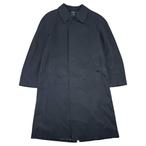 Vintage Men's Burberry Trench Coat Navy | Vintage Clothing Store Canada
