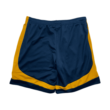 (S) Vintage 90s Nike Basketball Shorts Navy/Yellow