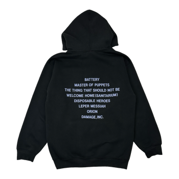 Vintage Metallica Master Of Puppets Hoodie Black