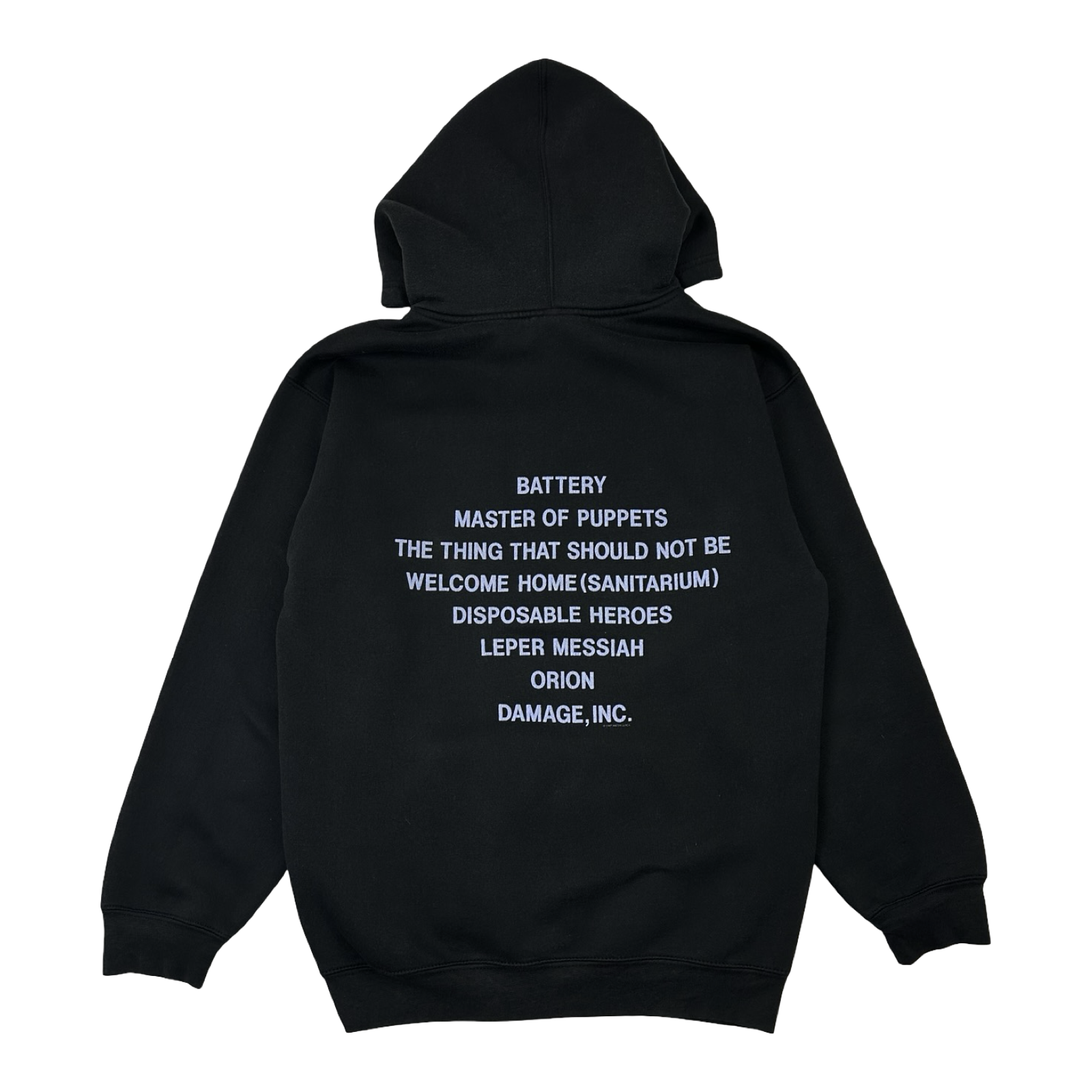 Vintage Metallica Master Of Puppets Hoodie Black