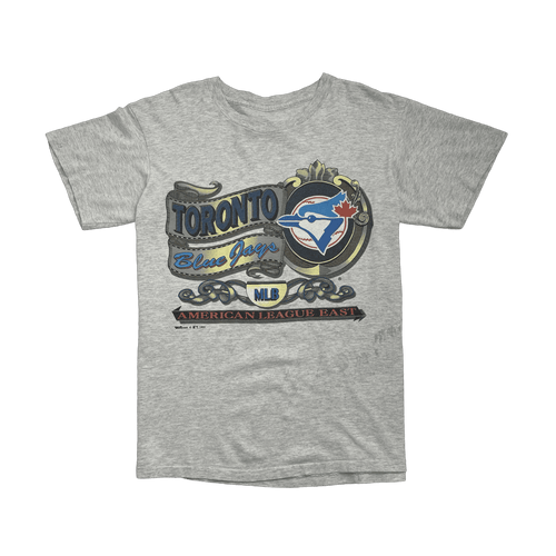 (M) Vintage '93 Toronto Blue Jays Tee Grey | Vintage Clothing Store Canada