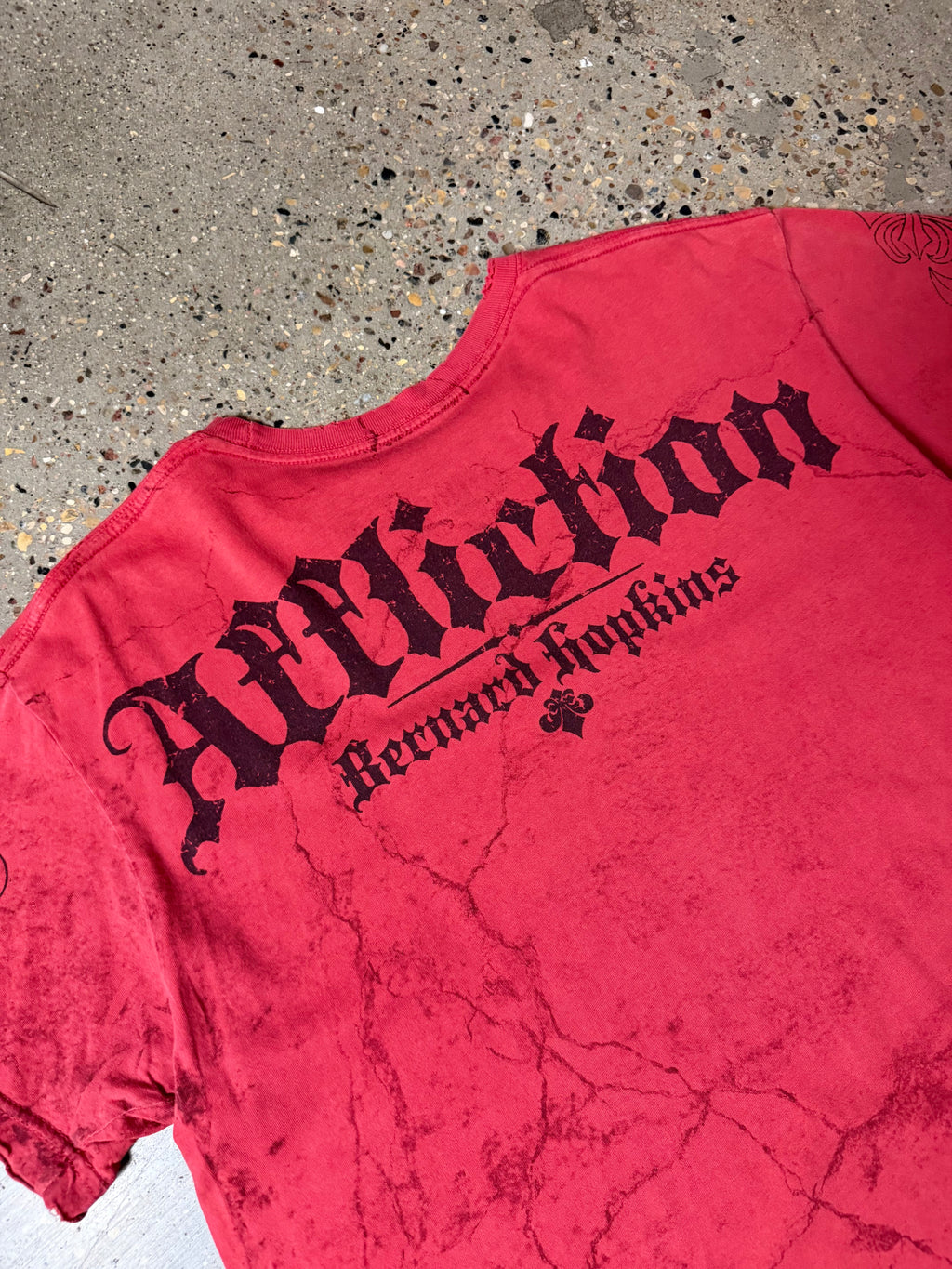 Y2K Affliction Tee Red