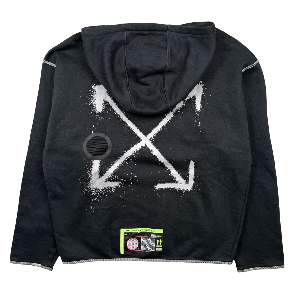 Off-White x Nike Hoodie Black (USED)