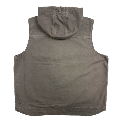Carhartt Hooded Work Vest Brown | Vintage Clothing Store Canada