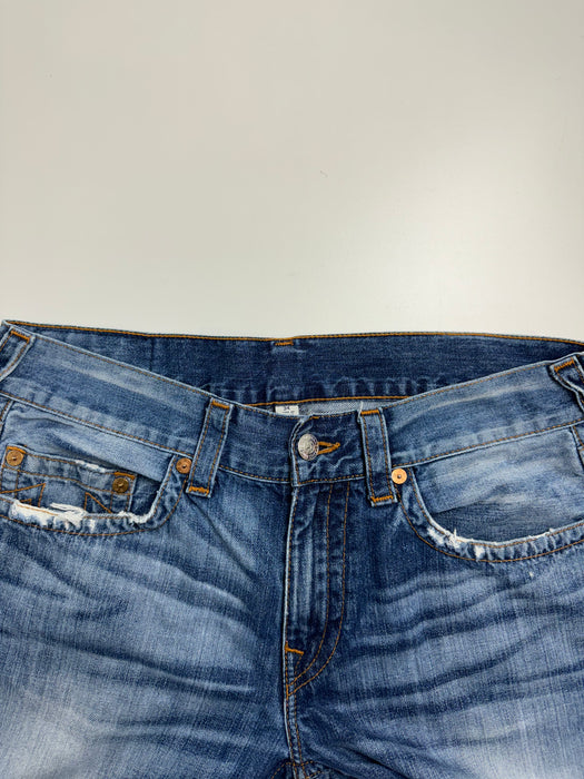 Vintage Y2k True Religion Straight Cut Denim Pants | Vitnage Clothing Store Canada